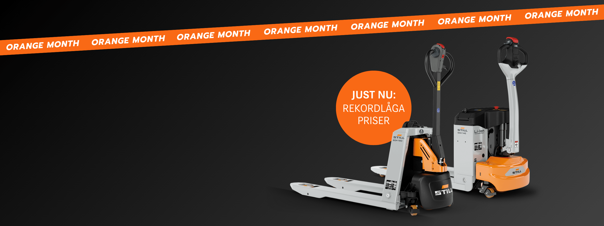 LIVE NU! Orange Monthi vår webbshop